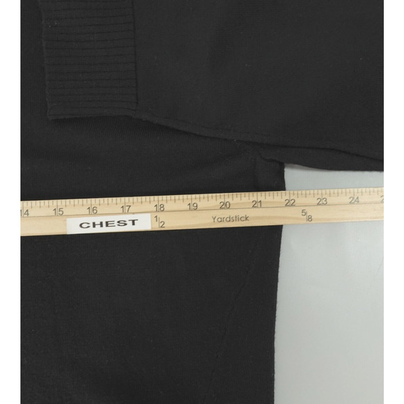 Smartwool Sweater Mens Large Black Merino Wool Blend 1/4 Zip Pullover Jumper - Picture 8 of 14